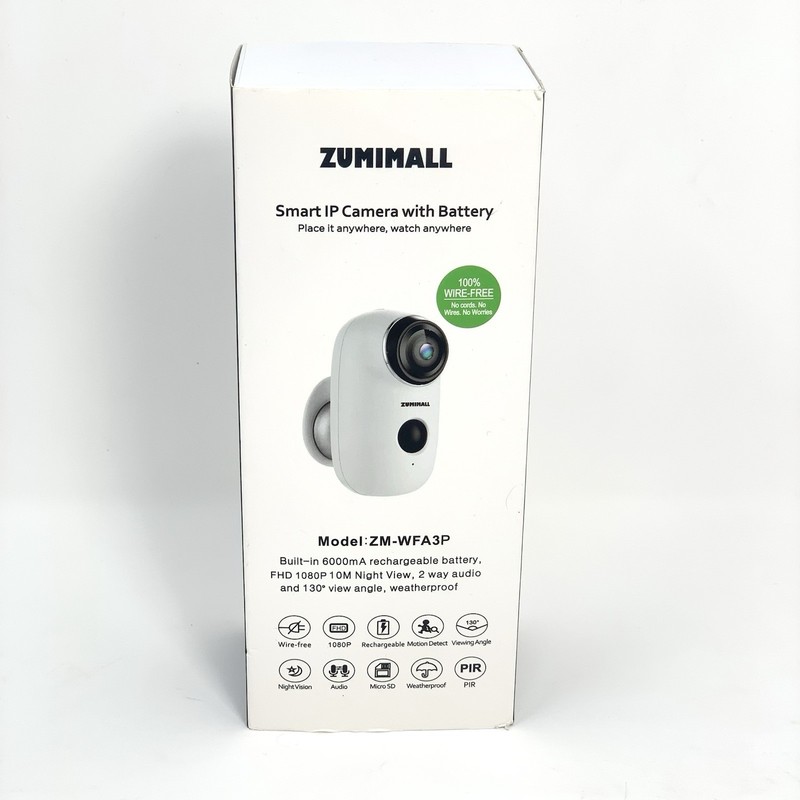 ZUMIMALL Security Cameras Wireless Outdoor with Magnetic Camera *no Mount