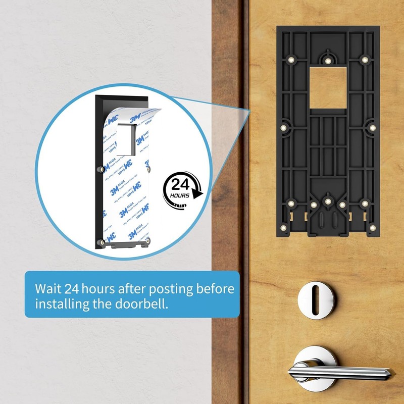 No-Drill Adhesive Mount for Ring Battery Doorbell (2024 Release), Battery Doo... gallery
