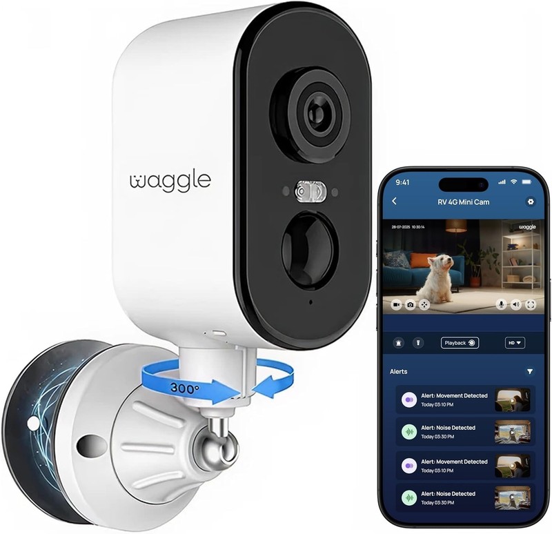 Weatherproof 4G Camera with 9000mAh Battery & Magnetic Mount for Easy Setup gallery