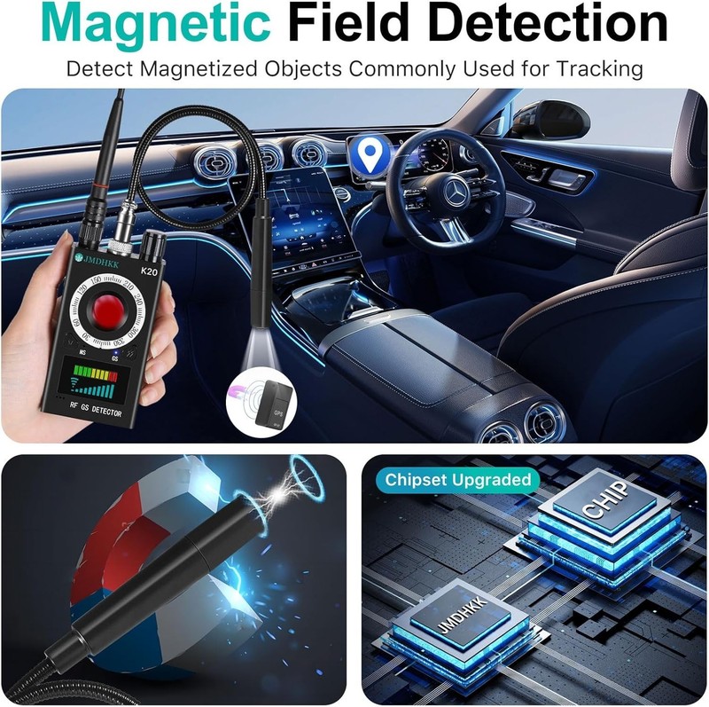 Hidden Camera Detector RF Bug GPS Tracker Detector Replacement gallery