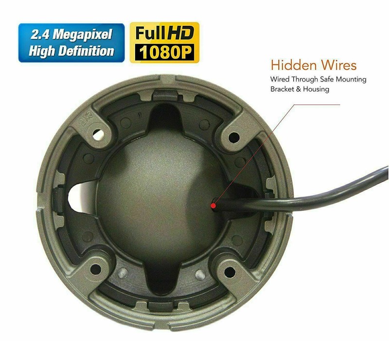 1080P Security 2.8mm Fixed Lend Dome Camera Work With HD TVI CVI AHD CVBS TVL gallery