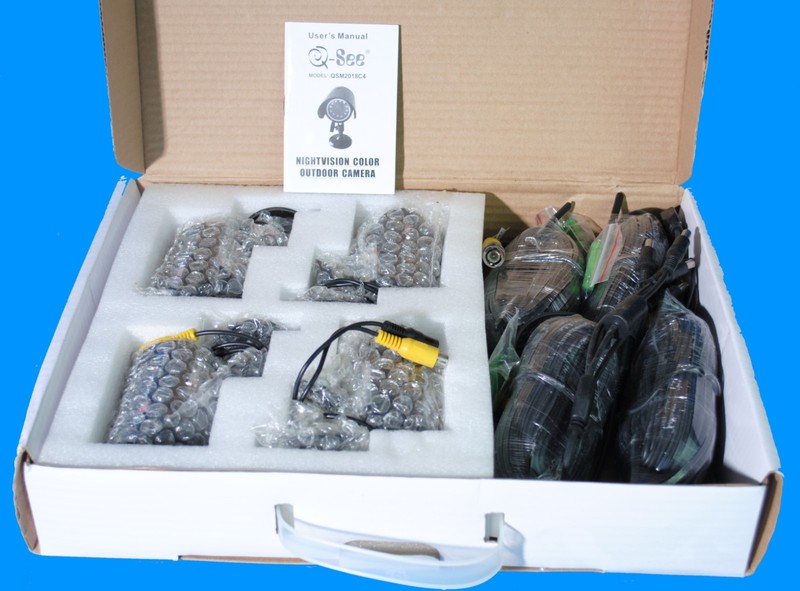 Qsee NEW Open Box 4 Security Cameras – QSM2018C4