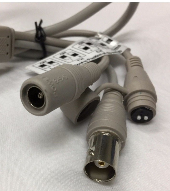 4 IN ONE HD-CVI 1080P Fixed Lens Water-Resistant IR Bullet Camera 2.4 MP Black gallery