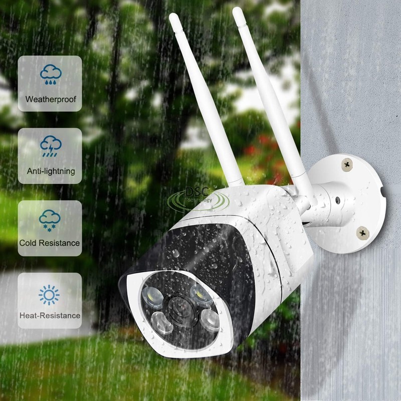 5MP Add-On IP Security Wireless Camera 2-Way Audio Wi-Fi Outdoor Work NVR gallery