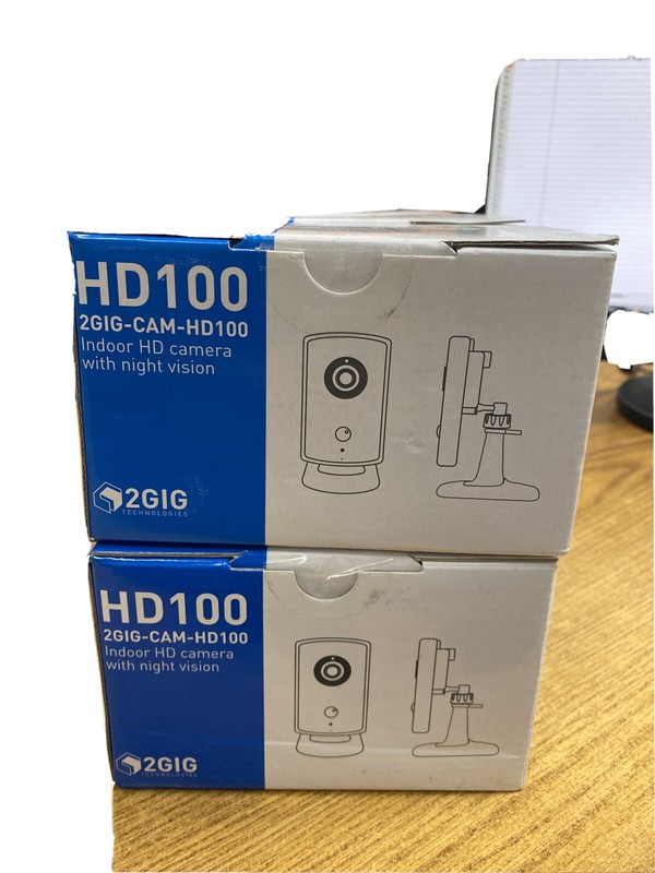 2Gig-Cam-HD100 Indoor HD Wireless WiFi Cameras Night Vision NEW