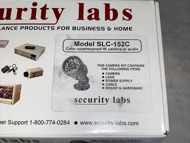 NEW - Security Labs Model SLC-152C Color Waterproof Security Camera gallery