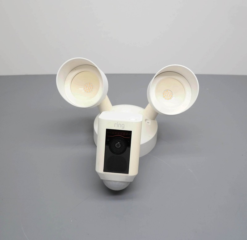 Ring Floodlight Cam Wired Plus Surveillance Camera ONLY – White