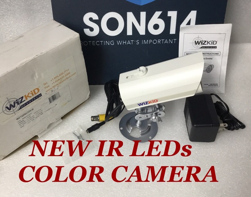 Wizkid WZ15ZN8305N Security Color IR Bullet Camera W/ 12VDC 4.3mm Fixed Lens NEW