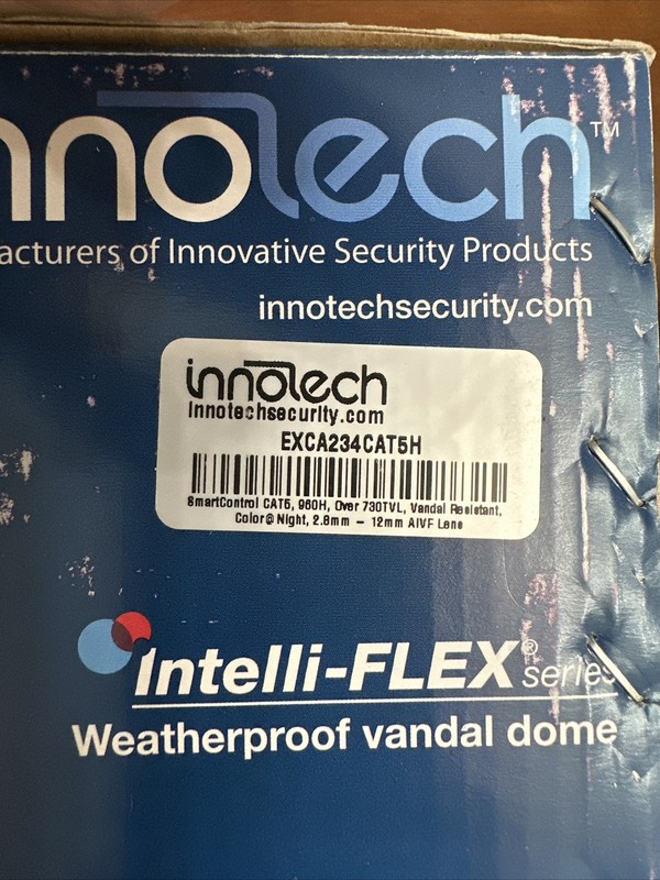 Innotech EXCA234CAT5E Intelli-Flex Surveillance Indoor Recessed Dome Camera gallery