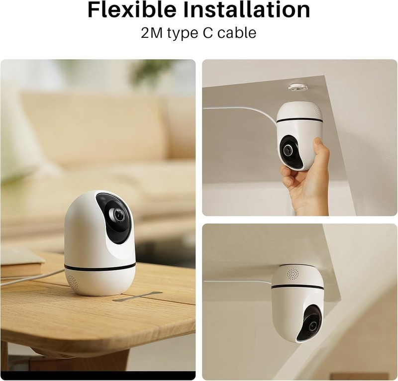 New Indoor Security Surveillance Camera Baby Pet Monitor w/Night Vision 4MP gallery