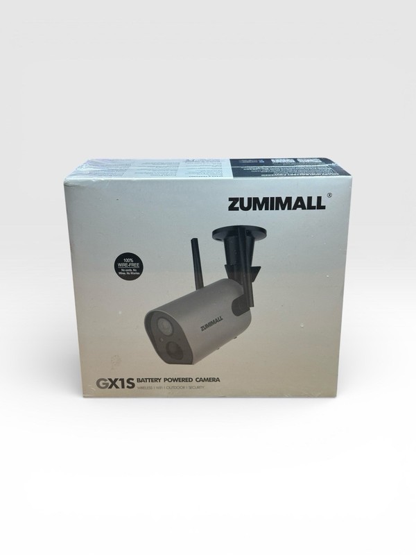 Zumimall GX1S Wireless Outdoor WiFi Security Camera, Rechargeable Battery