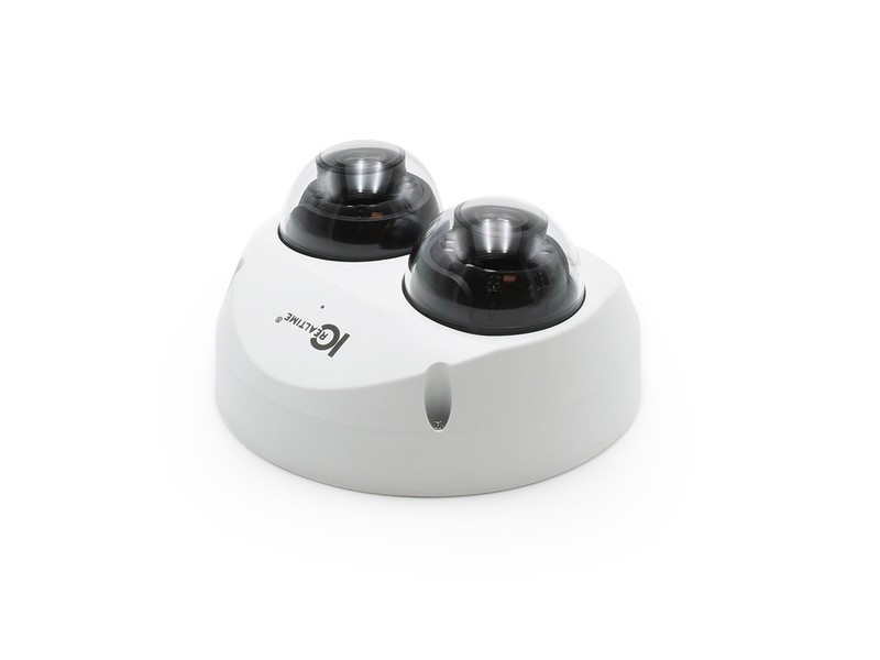 IPEL-DL80F-IRW1 2 X 4MP Dual Lens IP Wedge Dome Camera/Starlight/2.8mm Lenses/IR gallery