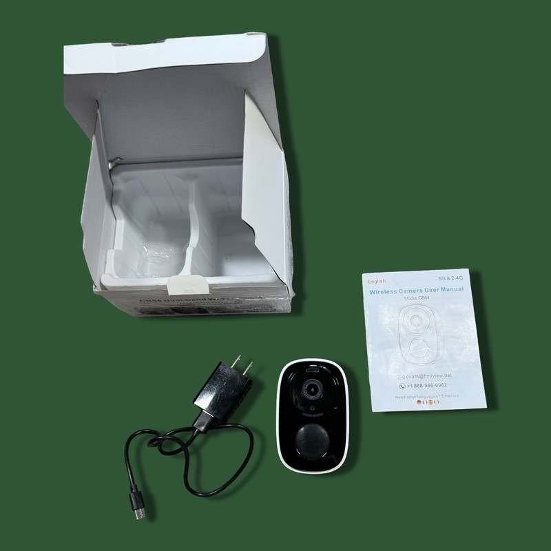 CB54 Dual Band WiFi Outdoor Security Camera 2K Long Last Battery Weather Proof
