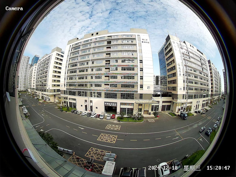 4K 8MP Poe IP Fisheye 180° Panoramic Ultra Wide Viewing Angle Dome Security Came gallery