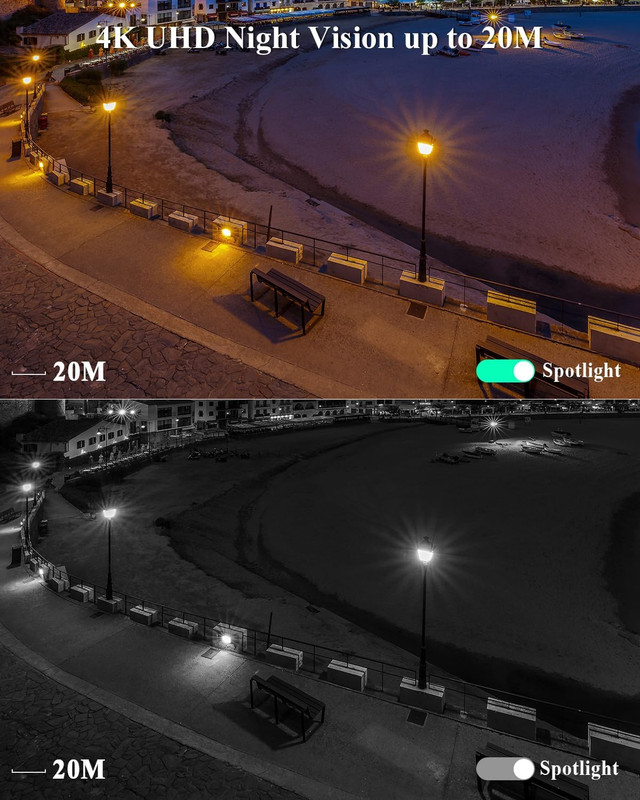4K Dual-Lens Security Camera, 10X Zoom, AI Detection, Color Night Vision gallery