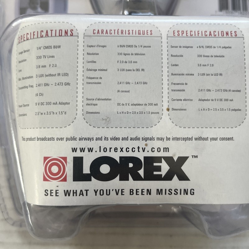 Lorex Baby Camera Ultra Slim Black & White SG6223 Add On Camera Wireless Kid New gallery