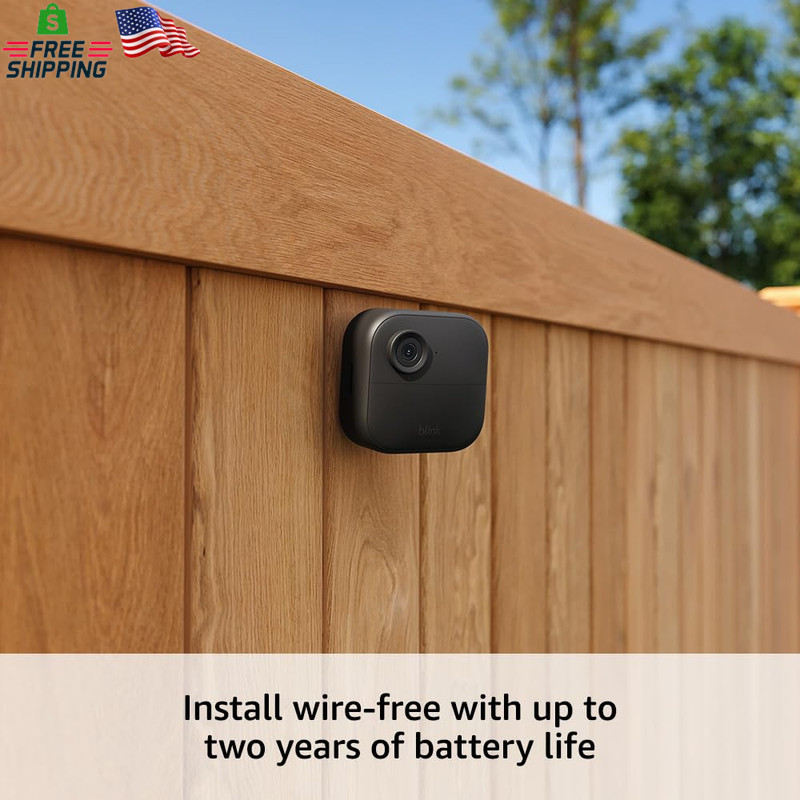 Blink Outdoor 4 – Wireless Smart Security Camera, Two-Year Battery Life, Two-Way gallery