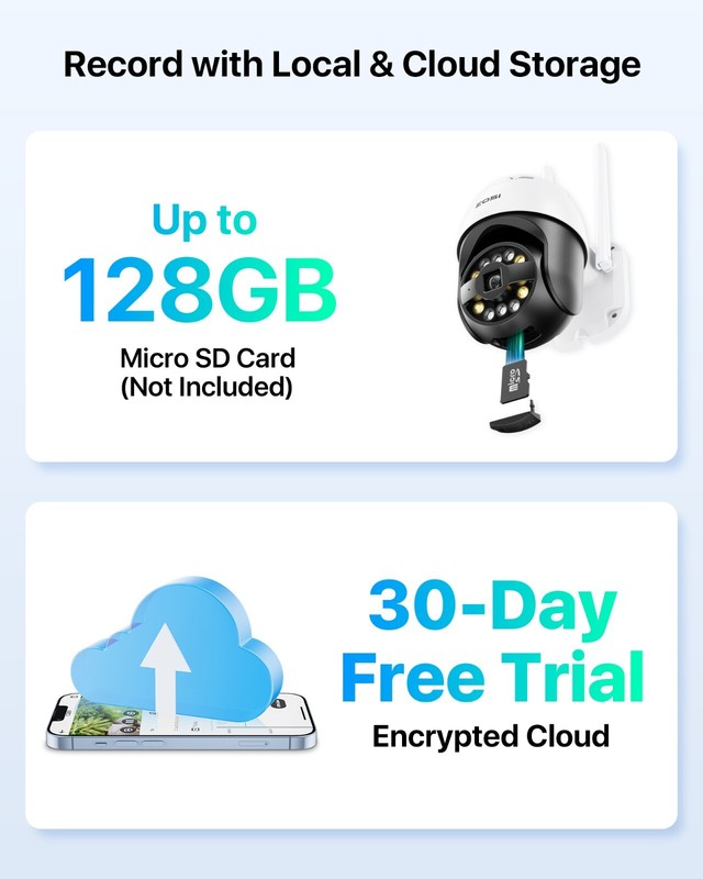 ZOSI 2/3/5MP WiFi Security IP Camera Outdoor 2-Way Talk AI Human/Face/Car Detect gallery