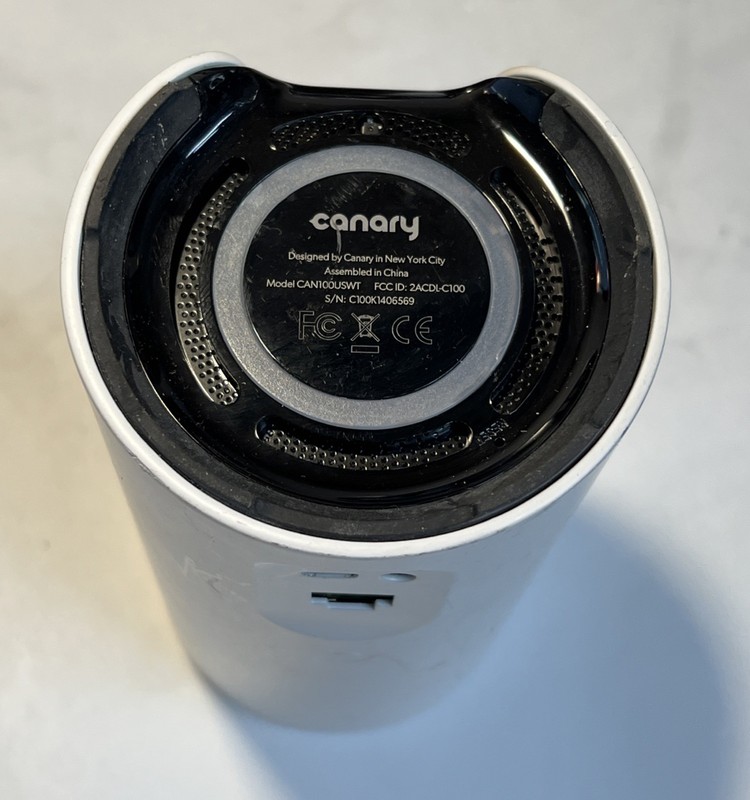 Canary View CAN100USWT White/Black Wireless 1080pHD Indoor Smart / Camera gallery