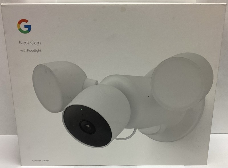 Google Nest Cam with Floodlight Outdoor Security Camera GPLE9 G3AL9 Kit White gallery