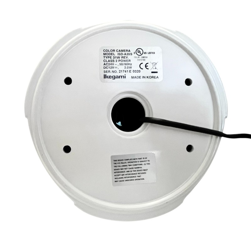 Ikegami ISD-A35S-31WH Wide Light Range High Resolution White Dome Color Camera gallery