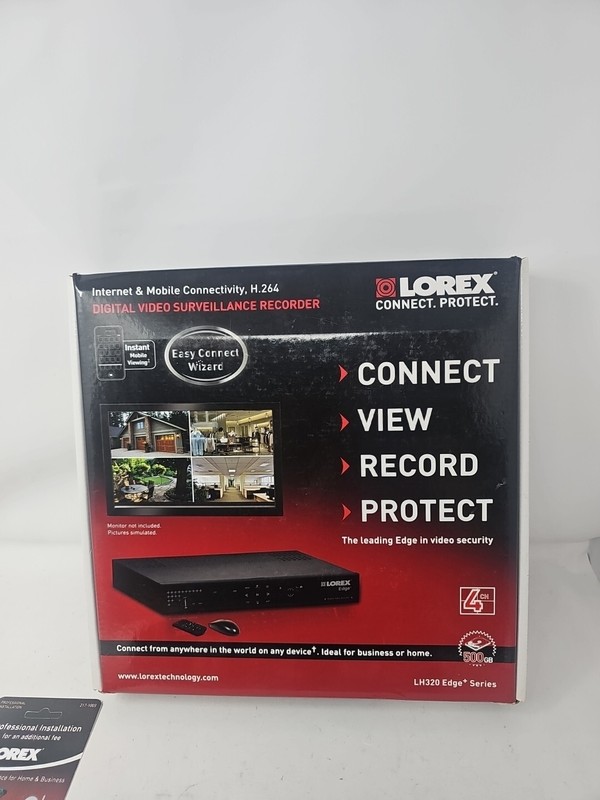 Lorex LH324000 LH324501 4 Ch 500GB HDD Model LH320 Edge Plus Network DVR LH320 gallery