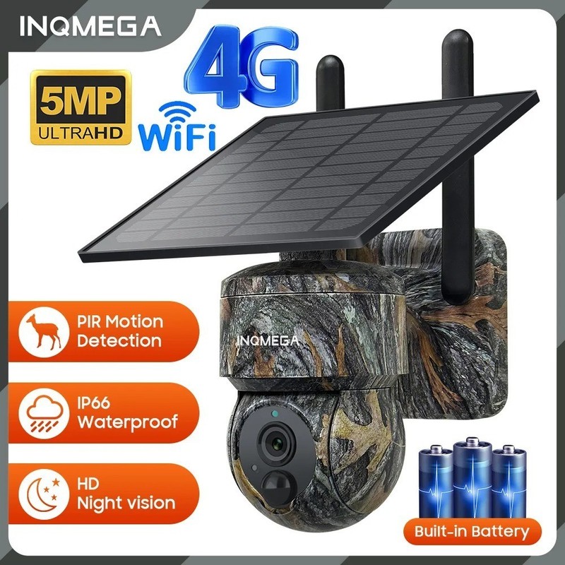 Solar Security Camera WIFI Wireless Outdoor Monitor Night Vision PIR Detector gallery