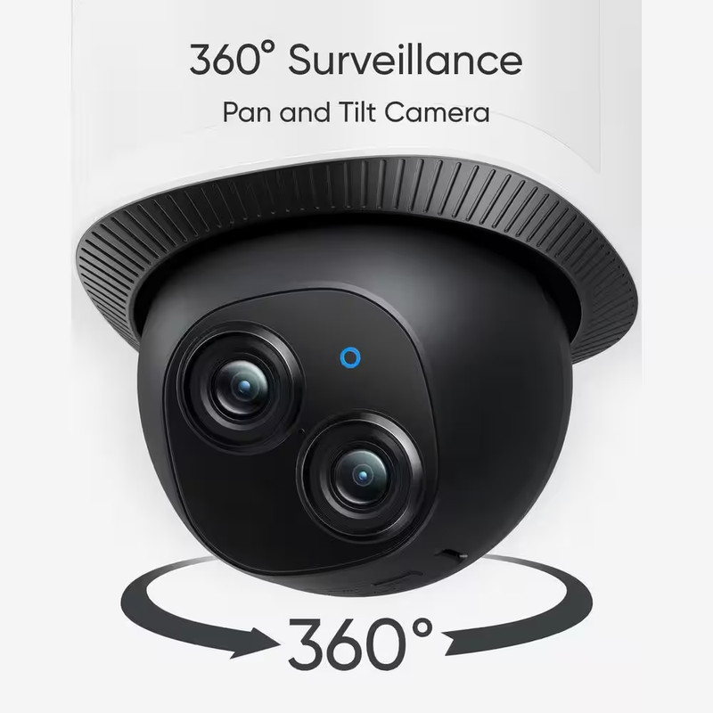 E340 Outdoor Hardwired Floodlight Security Camera with Pan and Tilt Dual Lens 2, gallery