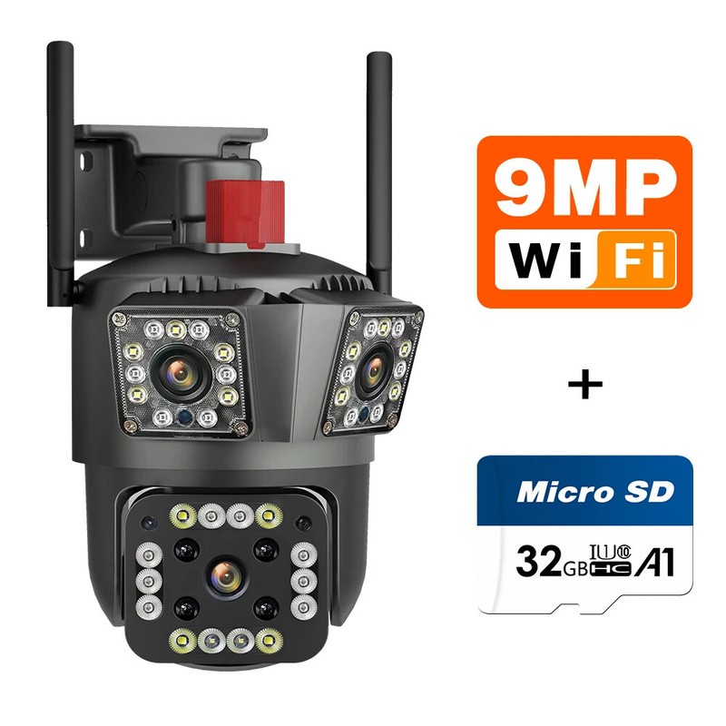 Camara De Seguridad Bateria HD Wifi Inalambricas Para Casa y Exterior Con Audio