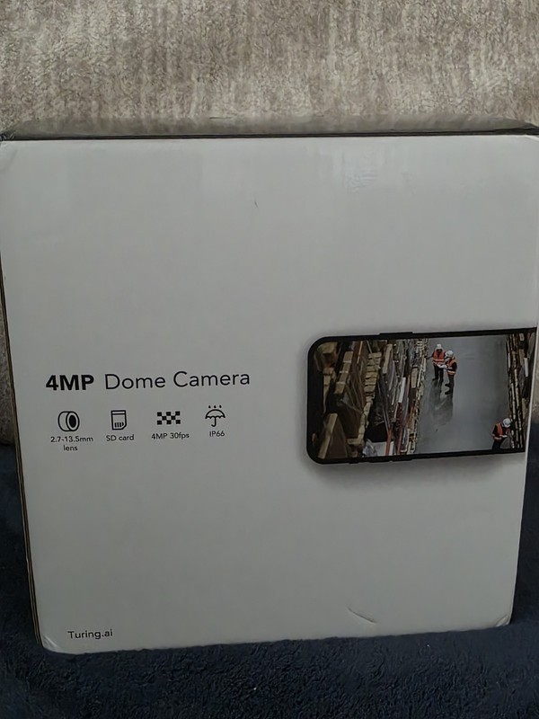 Turing TI-NMD04AV3 4MP Dome IP Camera 2.7-13.5mm Lens PoE Outdoor/Indoor gallery