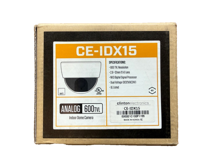 Clinton Electronics CE-IDX20 HD Analog Indoor Dome Camera
