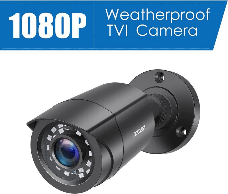 ZOSI HD 1080P HD-TVI CCTV Security Cameras Day Night Waterproof Camera System gallery
