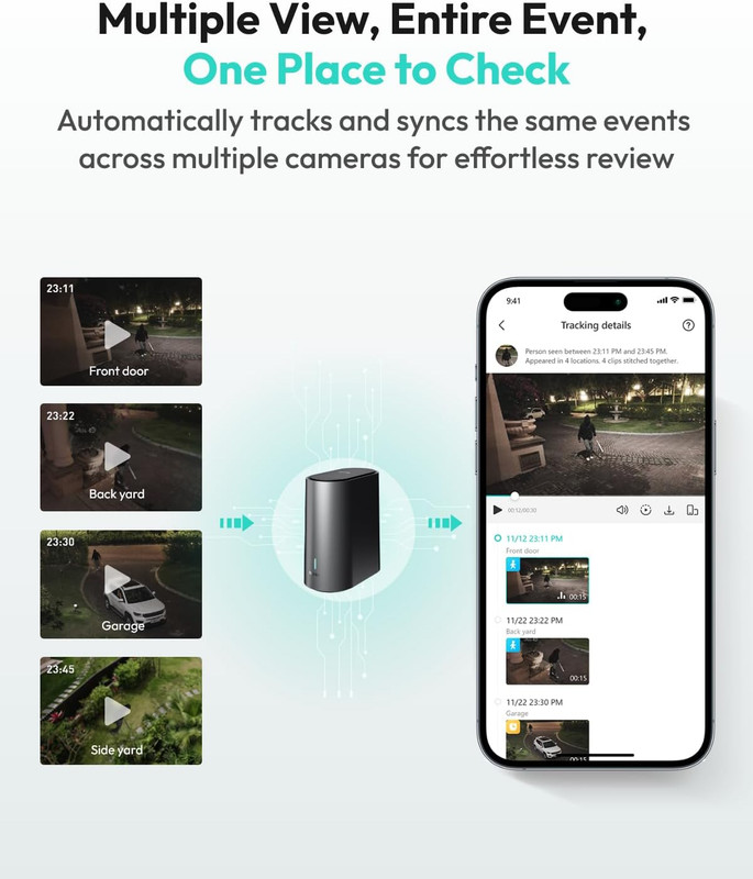 4K Wireless Outdoor Security Camera Kit with Night Vision & AI Recognition gallery