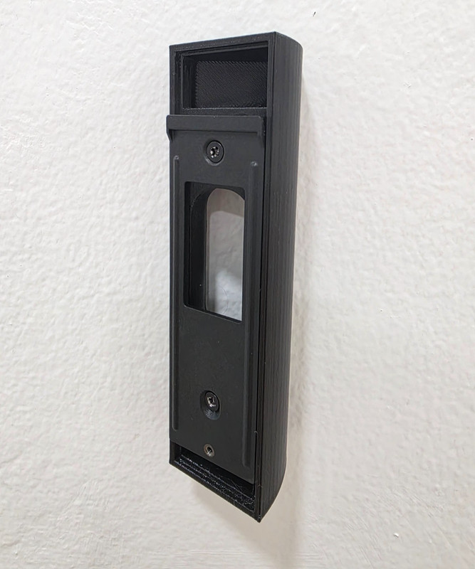 Ring Wired Doorbell Pro 3rd Gen Retinal 4K Angle Wedge Bracket Mount 15-90 Deg gallery