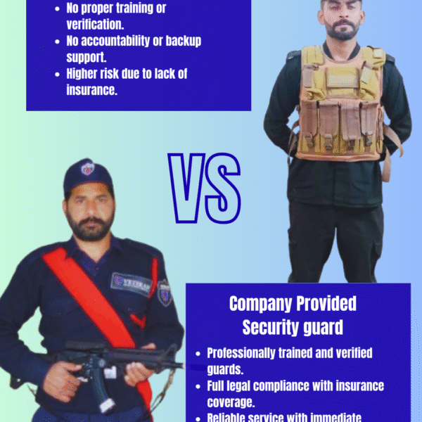 Security guards are paramount to the security.